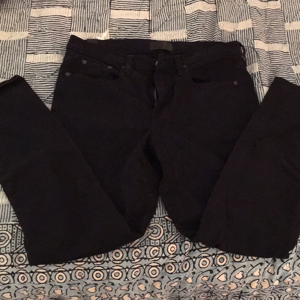 Vince Mason Relaxed Moto Jeans
